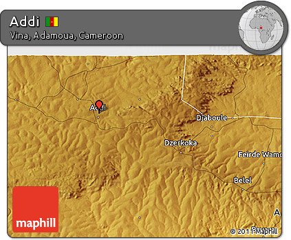 Physical 3D Map of Addi