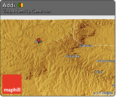 Physical 3D Map of Addi