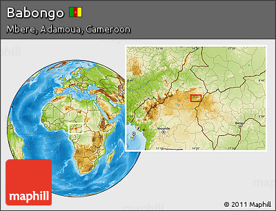 Physical Location Map of Babongo