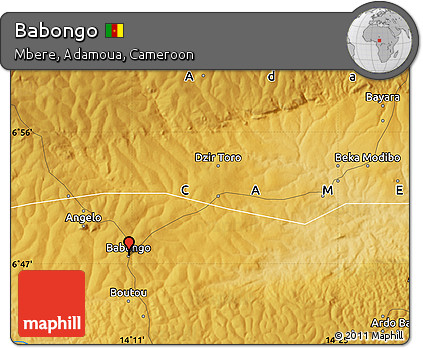 Physical Map of Babongo