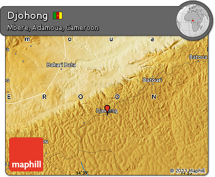 Physical Map of Djohong