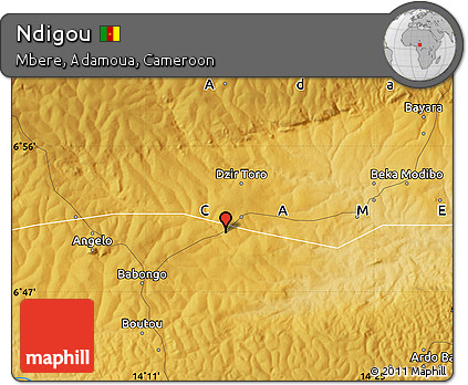 Physical Map of Ndigou