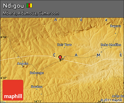 Physical Map of Ndigou