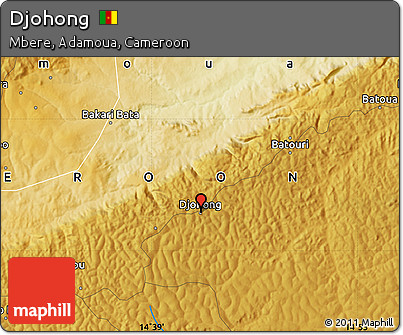Physical Map of Djohong