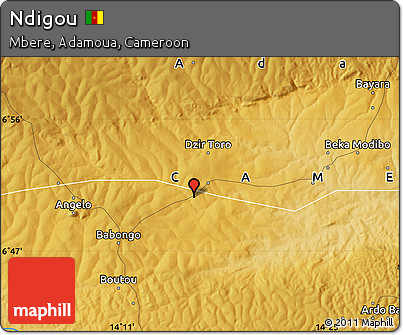 Physical Map of Ndigou