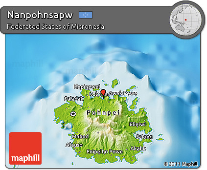 Physical 3D Map of Nanpohnsapw