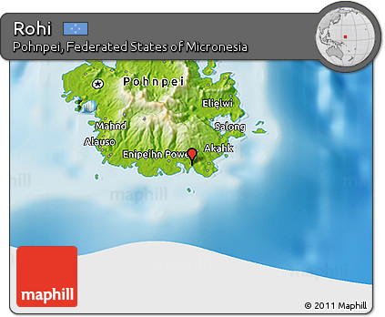 Physical 3D Map of Rohi