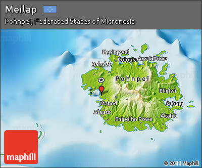 Physical 3D Map of Meilap