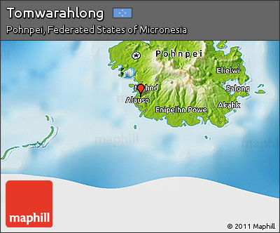 Physical 3D Map of Tomwarahlong