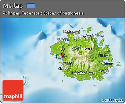 Physical 3D Map of Meilap
