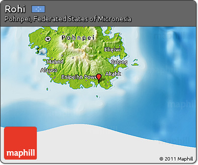 Physical 3D Map of Rohi