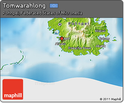 Physical 3D Map of Tomwarahlong