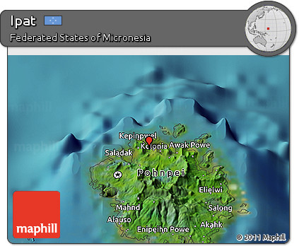 Satellite 3D Map of Ipat