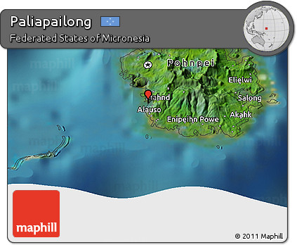 Satellite 3D Map of Paliapailong