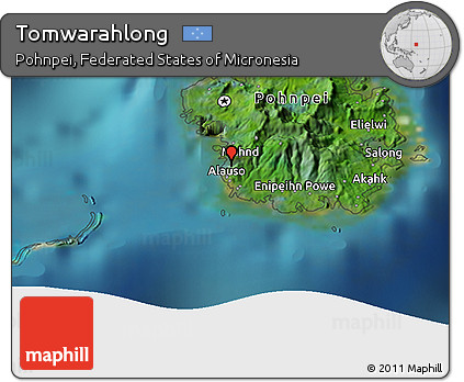 Satellite 3D Map of Tomwarahlong