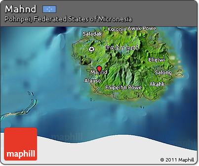 Satellite 3D Map of Mahnd