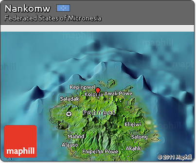 Satellite 3D Map of Nankomw