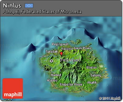 Satellite 3D Map of Ninlus