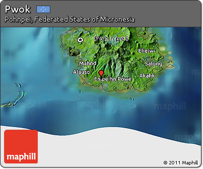 Satellite 3D Map of Pwok
