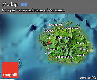 Satellite 3D Map of Meilap
