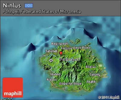 Satellite 3D Map of Ninlus