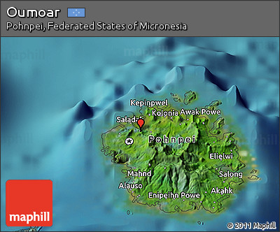 Satellite 3D Map of Oumoar