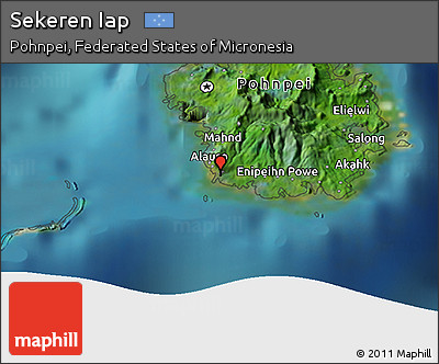Satellite 3D Map of Sekeren Iap