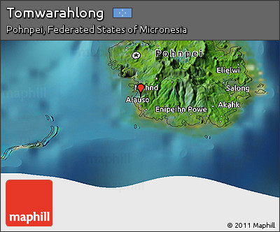 Satellite 3D Map of Tomwarahlong