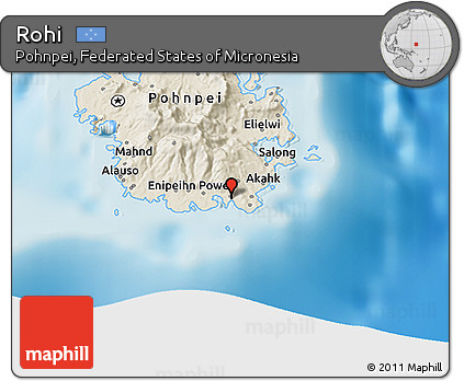 Shaded Relief 3D Map of Rohi
