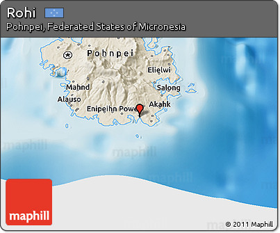 Shaded Relief 3D Map of Rohi