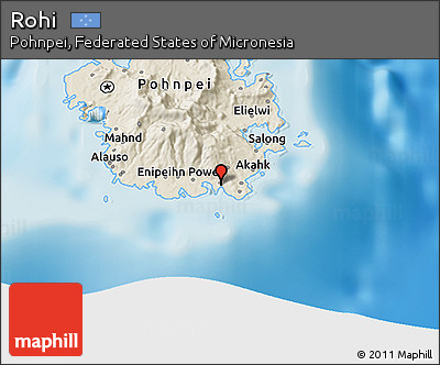 Shaded Relief 3D Map of Rohi
