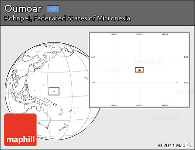 Blank Location Map of Oumoar