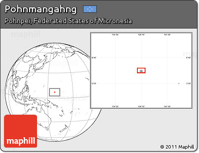 Blank Location Map of Pohnmangahng