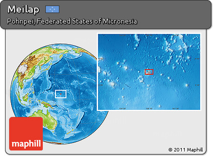 Physical Location Map of Meilap