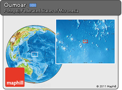 Physical Location Map of Oumoar