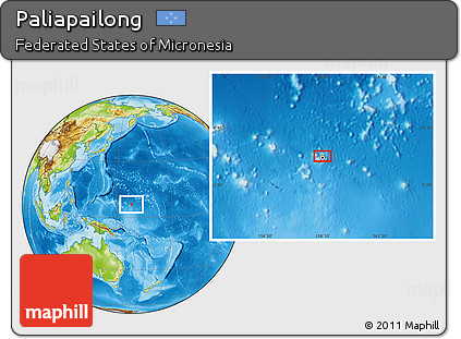 Physical Location Map of Paliapailong