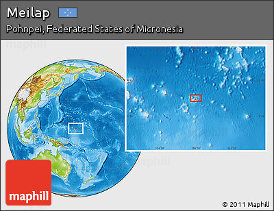 Physical Location Map of Meilap