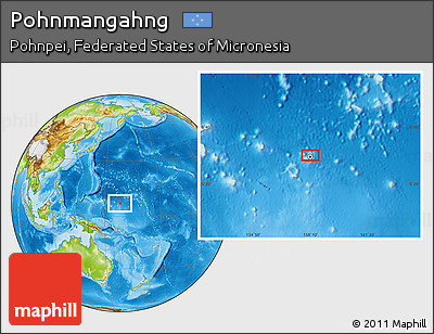 Physical Location Map of Pohnmangahng