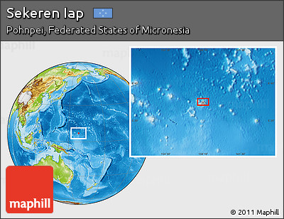 Physical Location Map of Sekeren Iap