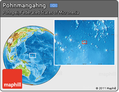 Physical Location Map of Pohnmangahng