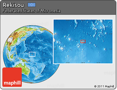 Physical Location Map of Rekisou