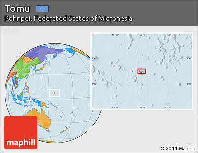 Political Location Map of Tomu