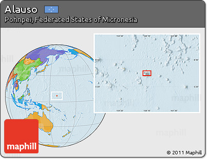 Political Location Map of Alauso