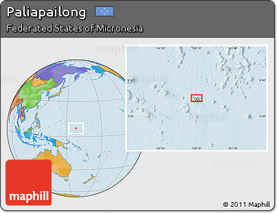 Political Location Map of Paliapailong