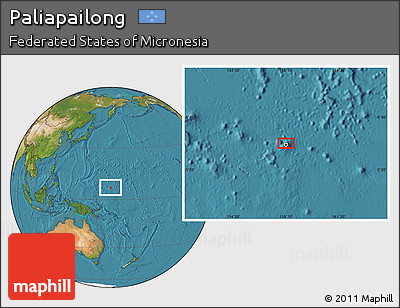 Satellite Location Map of Paliapailong