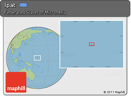 Savanna Style Location Map of Ipat