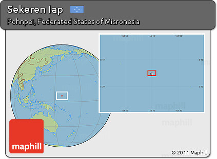 Savanna Style Location Map of Sekeren Iap