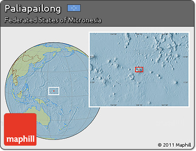 Savanna Style Location Map of Paliapailong, hill shading