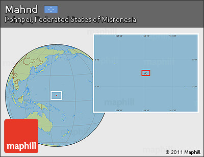 Savanna Style Location Map of Mahnd