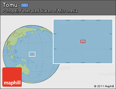 Savanna Style Location Map of Tomu